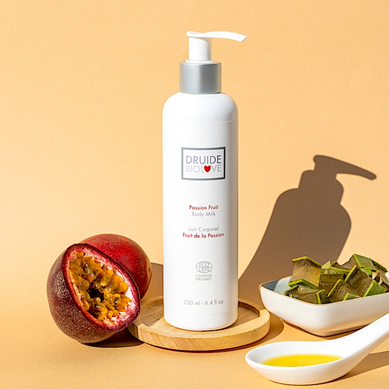 Lait hydratant bio – Fruits exotiques Druide