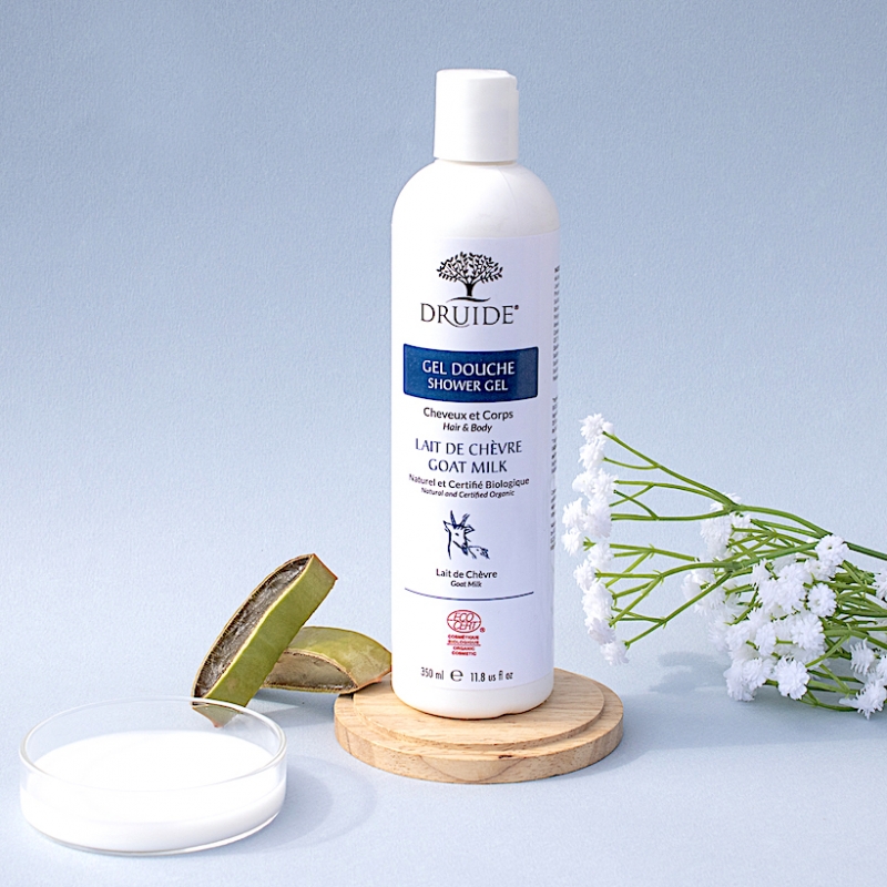 Gel douche bio aloe vera & lait de chèvre Druide