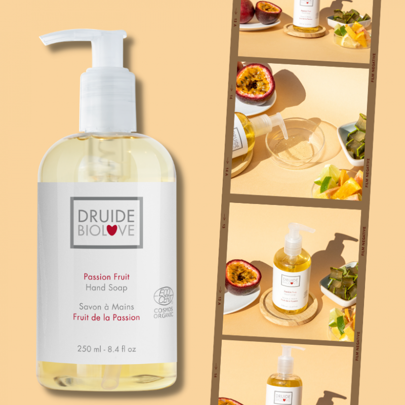 Savon nettoyant mains bio Passion BioLove - Laboratoires Druide