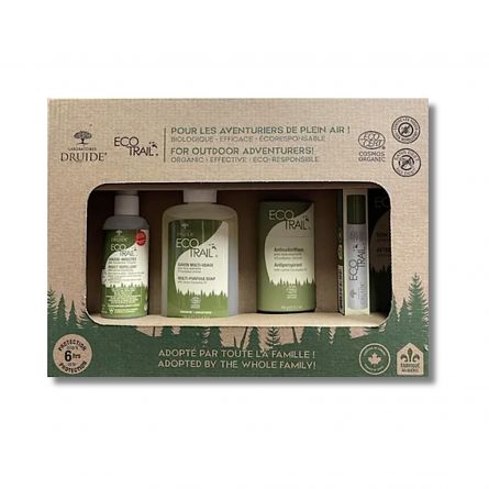 Set of essential camping hygiene products - Druide EcoTrail