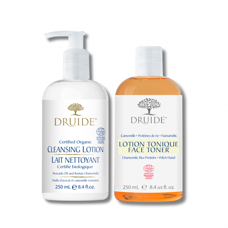 Duo Lait Nettoyant & Lotion Tonique - Laboratoires Druide