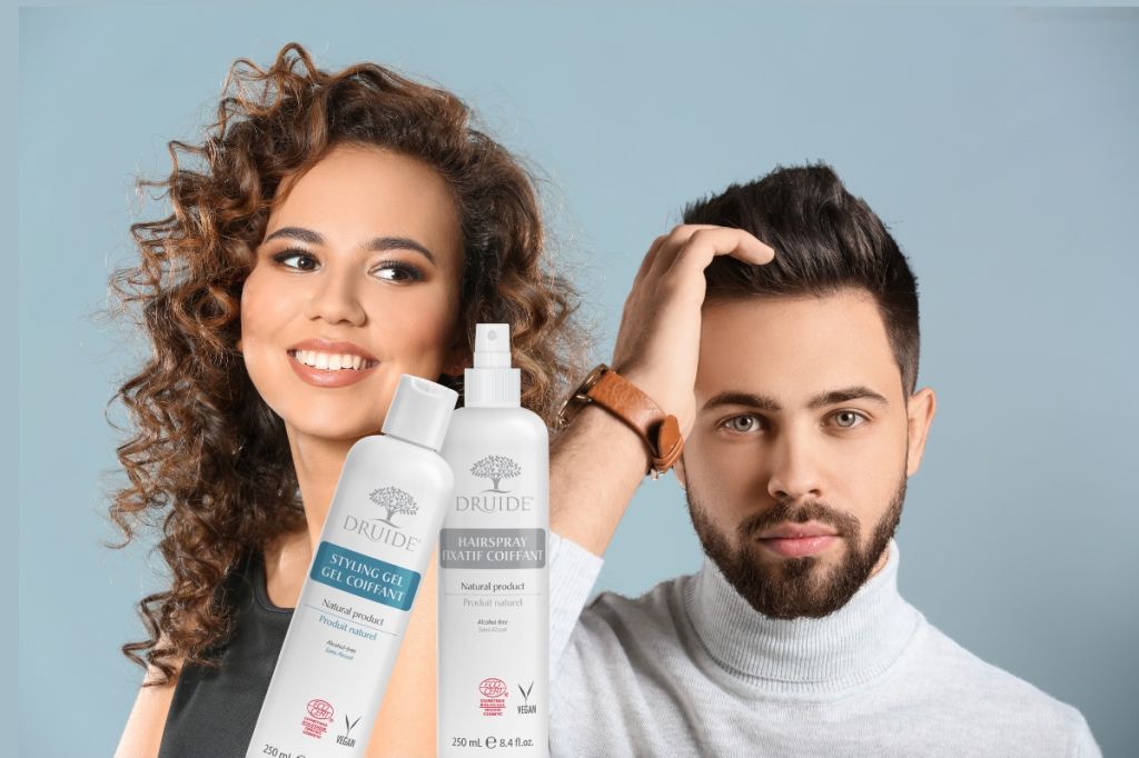 Gel coiffant ou Spray fixatif Druide : lequel choisir pour une coiffure parfaite
