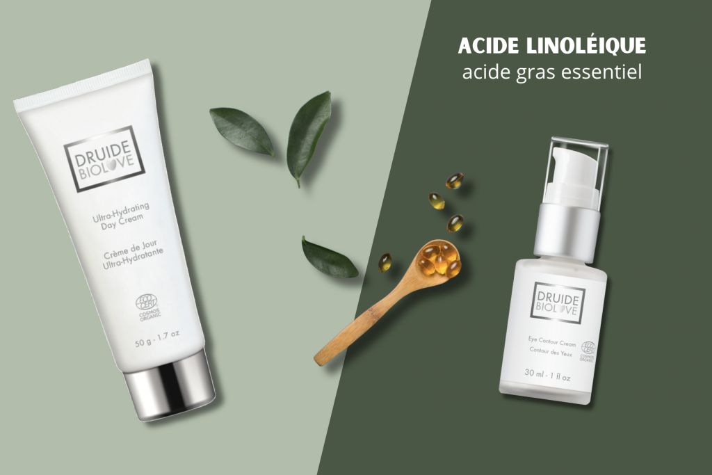 Les bienfaits de l'acide linoléique dans les cosmétiques bio - Druide