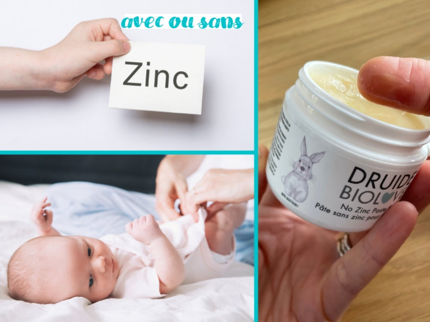 Le change de bébé et la prévention des érythèmes fessiers, avec ou sans zinc ?