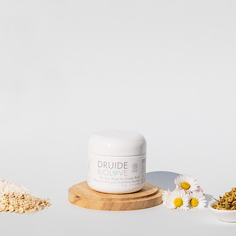 Baume fessier bio protecteur sans zinc pour érythèmes fessiers - Laboratoires Druide BioLove