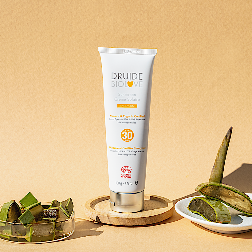 Crème solaire minérale bio SPF 30 - Druide BioLove