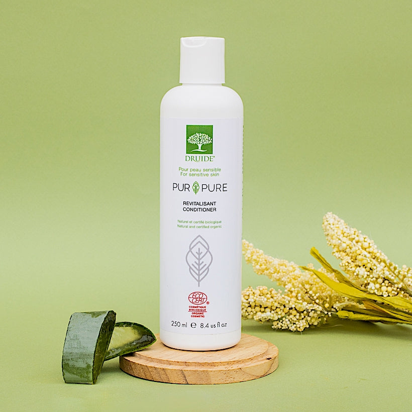 Après-shampoing bio sans parfum, hypoallergénique - Druide Pur&Pure