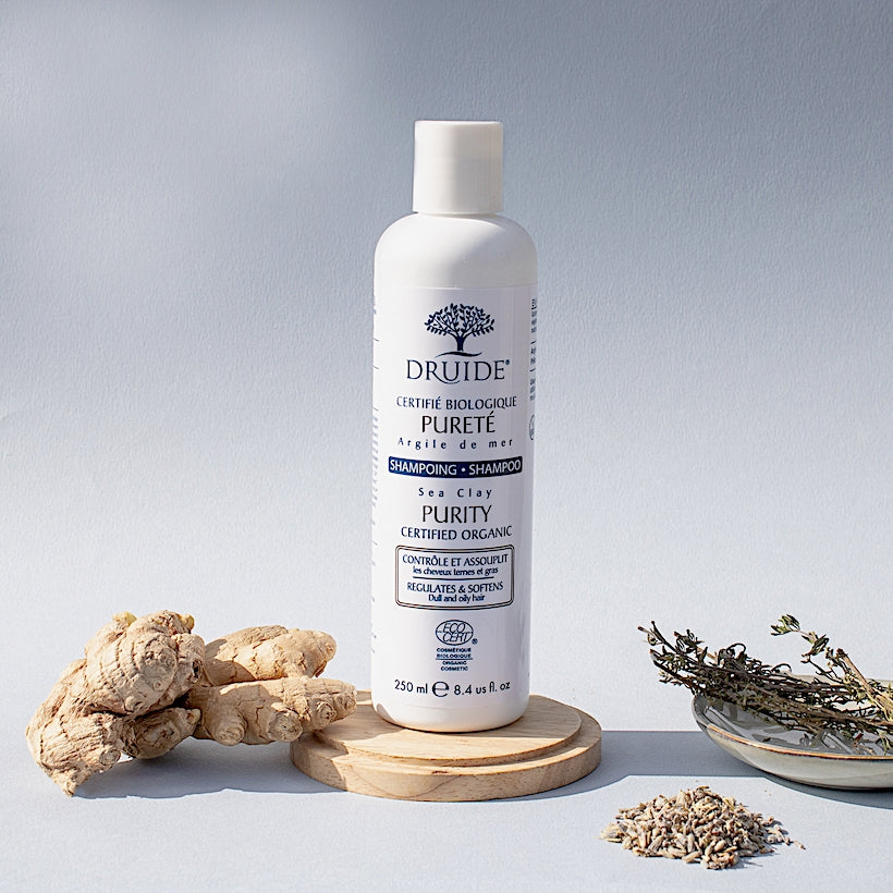 Shampoing bio - Cheveux gras - Pureté - Laboratoires Druide