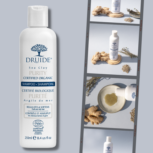 Shampoing bio - Cheveux gras - Pureté - Laboratoires Druide