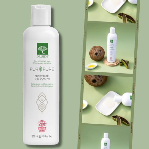 Gel douche bio et hypoallergénique, sans parfum