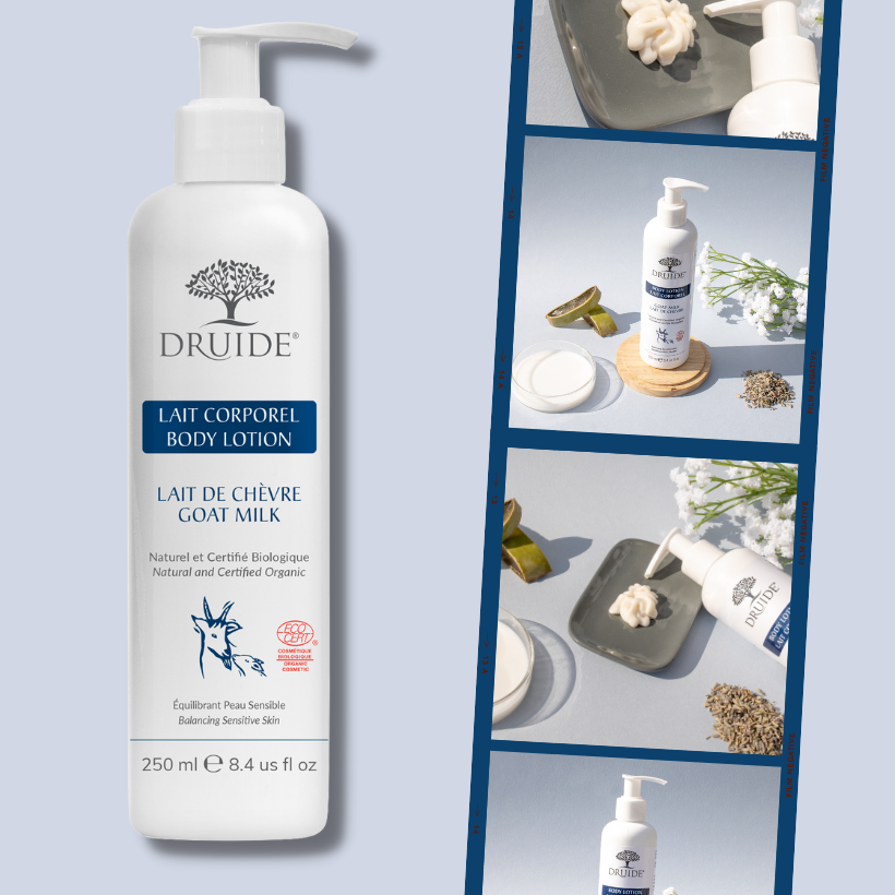 Lait corporel bio aloé vera & lait de chèvre - Laboratoires Druide