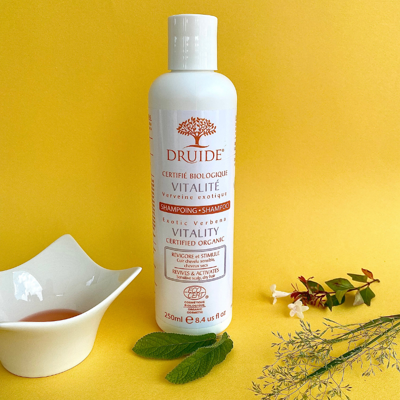 Shampoing bio fortifiant - cheveux dévitalisés et chute - Druide Vitalité