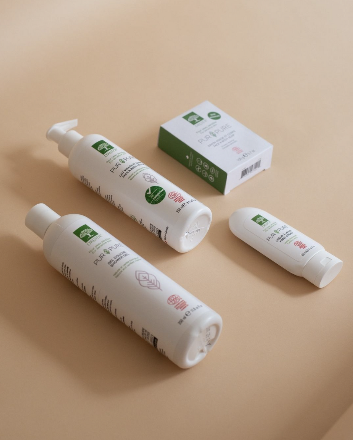 Crème mains bio, hypoallergénique, sans parfum - Druide Pur&Pure