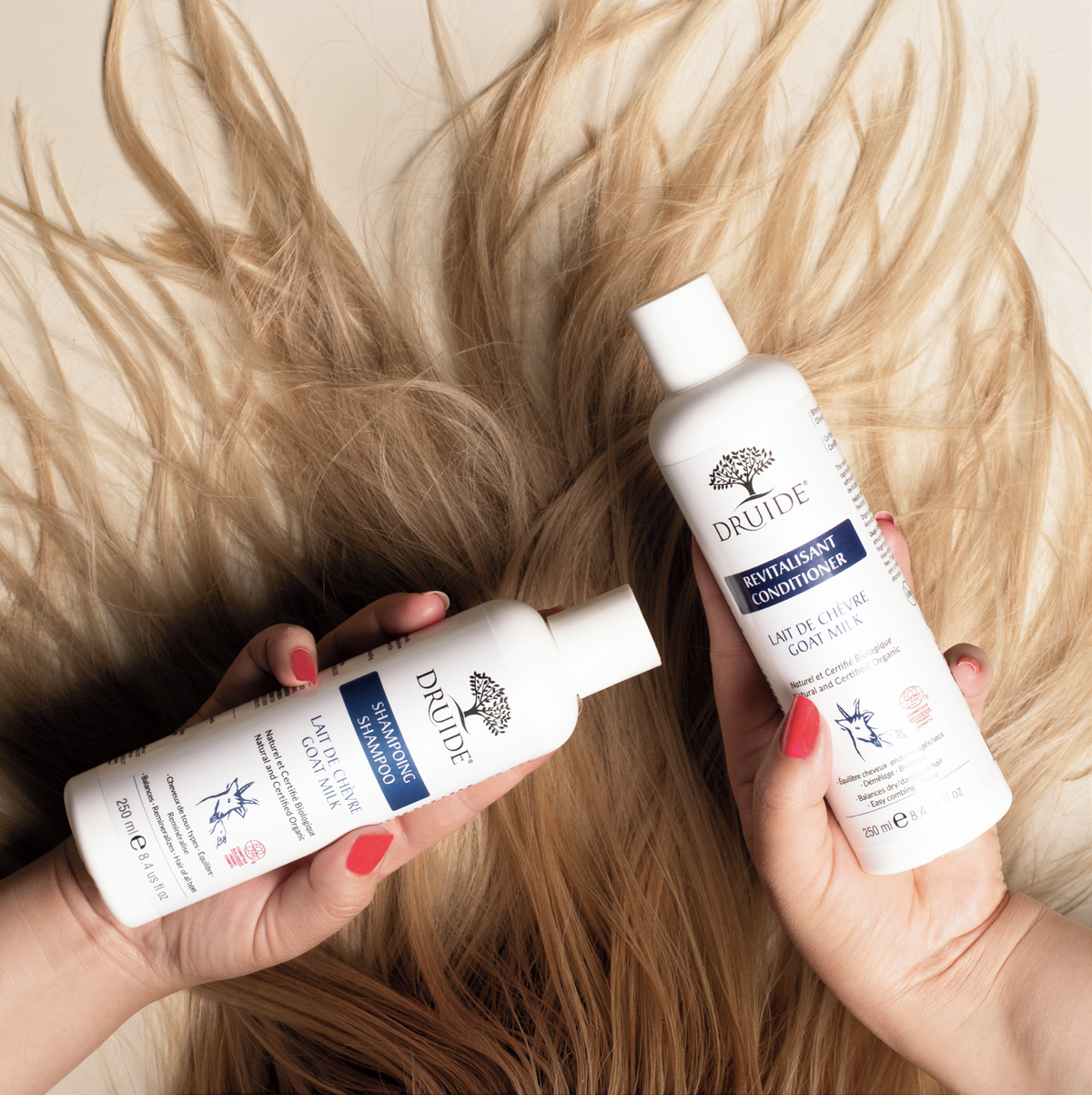 Shampoing bio nourrissant et hydratant au lait de chèvre - Laboratoires Druide