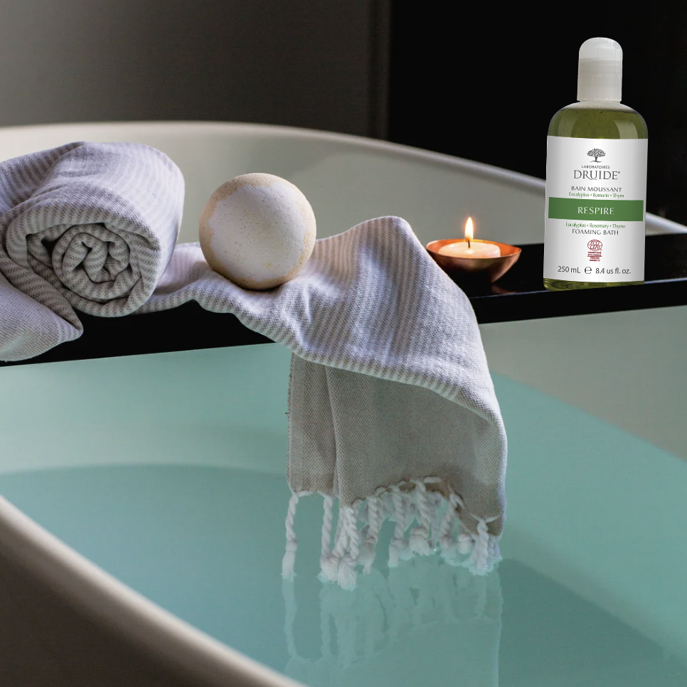 Bain moussant Respire : une expérience de détente et de bien-être