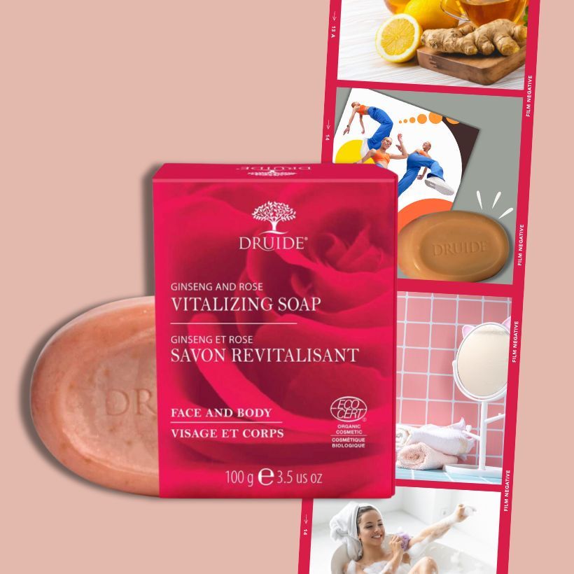 Savon solide Revitalisant pour tonifier la peau - Laboratoires Druide
