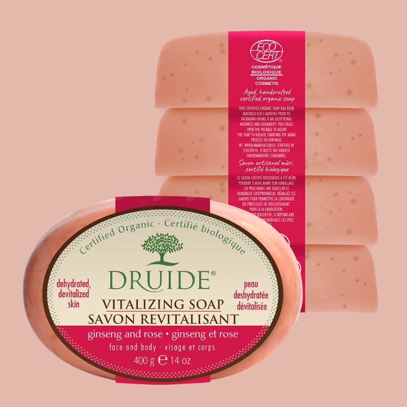 Savon solide Revitalisant pour tonifier la peau - Laboratoires Druide