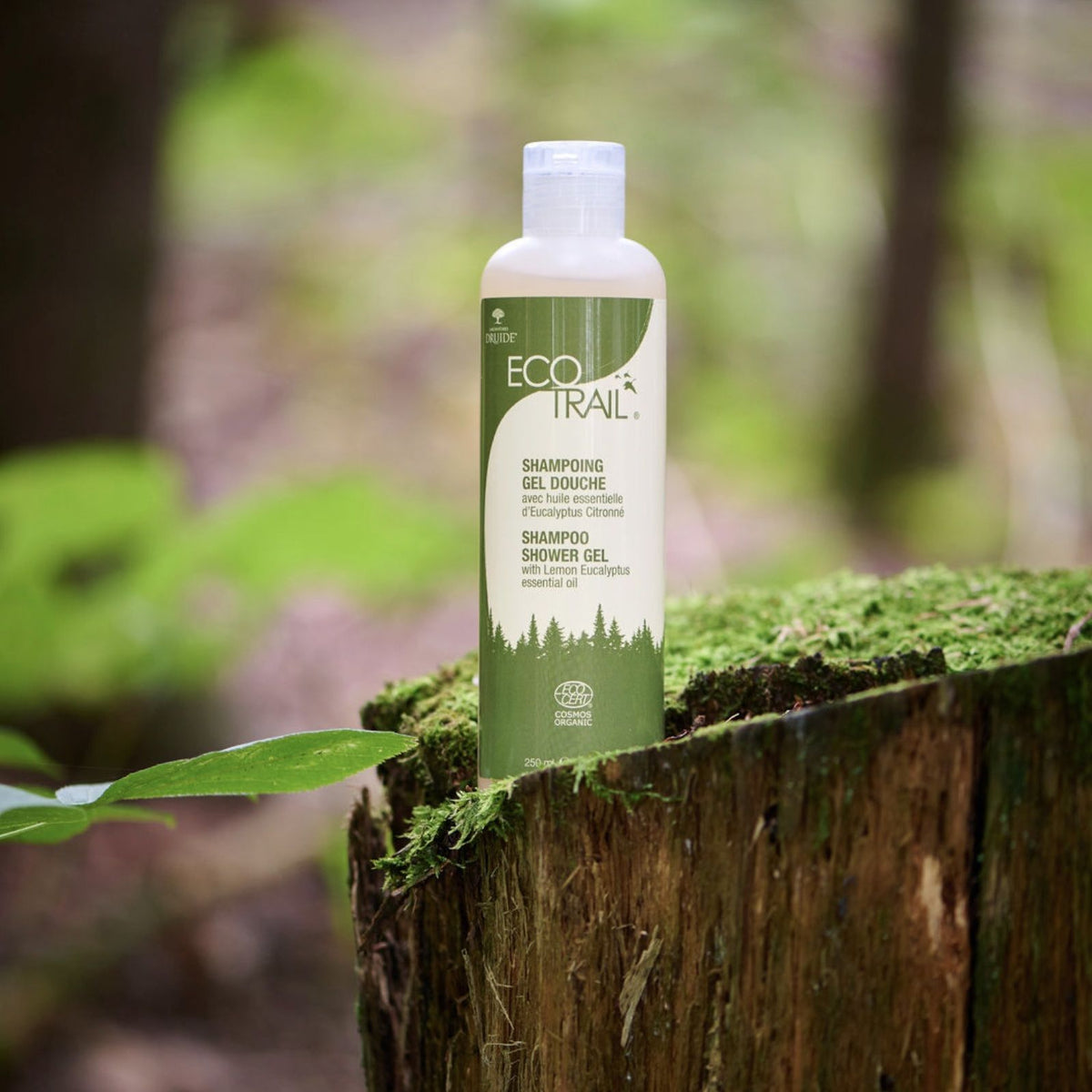 Gel douche & Shampoing bio, écologique à l'eucalyptus citronné - Druide EcoTrail