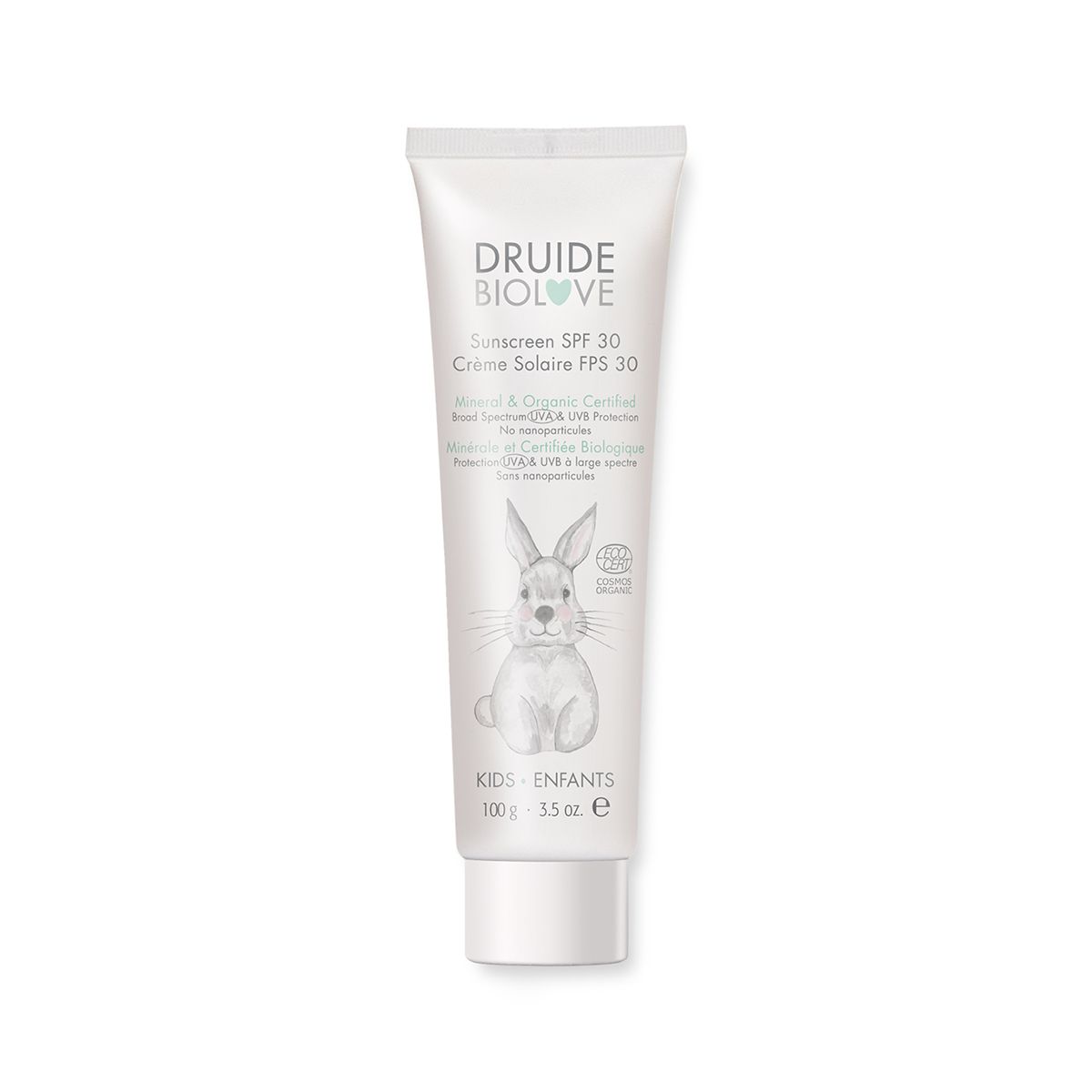 Crème solaire bio bébé et enfant - Druide BioLove