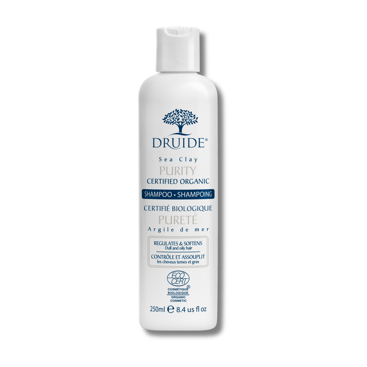 Shampoing bio - Cheveux gras - Pureté - Laboratoires Druide