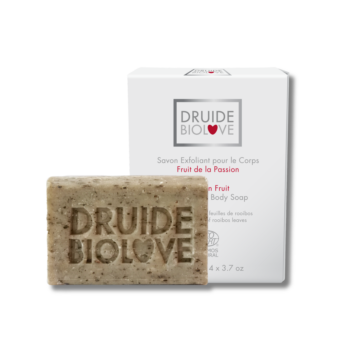 Savon solide exfoliant bio - Laboratoires Druide BioLove Passion