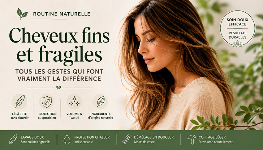 Cheveux fins et fragiles : tous les gestes qui font vraiment la différence