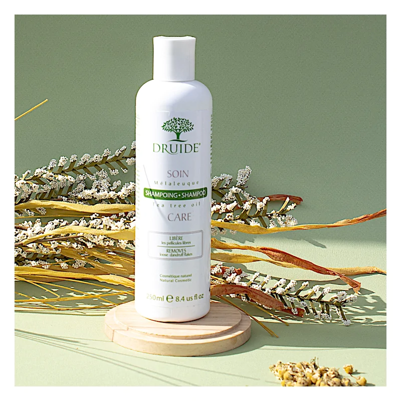 Shampoing Mélaleuque Druide - soin assainissant à l’arbre à thé, bio