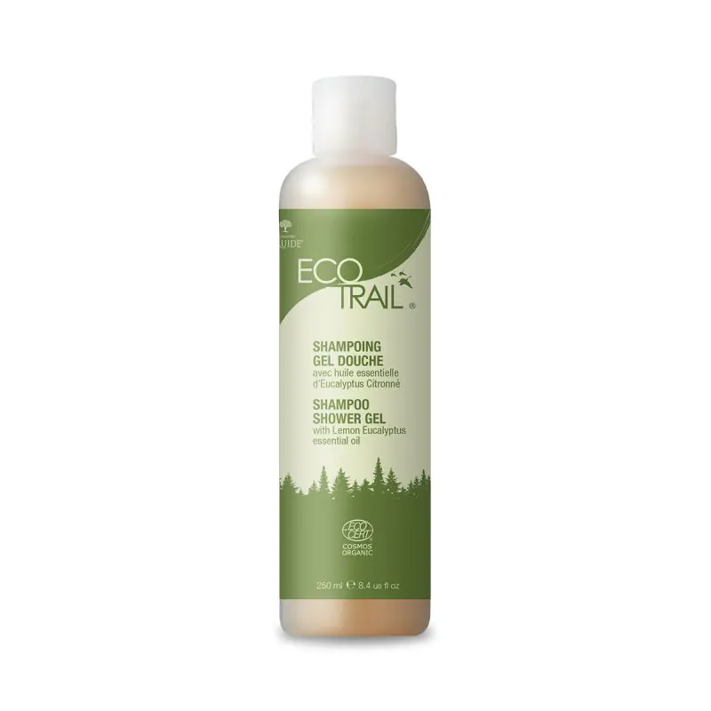 Gel douche & Shampoing bio, écologique à l'eucalyptus citronné - Druide EcoTrail