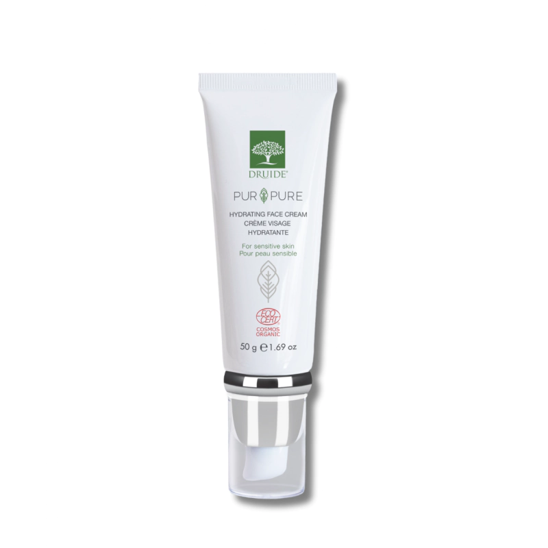 Crème visage bio, peau sensible sans parfum, hypoallergénique - Laboratoires Druide Pur&Pure