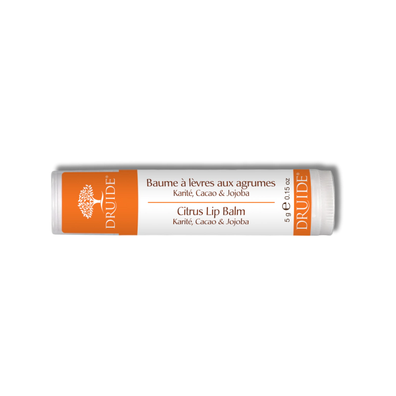 Baume lèvres bio, karité et agrumes - Laboratoires Druide